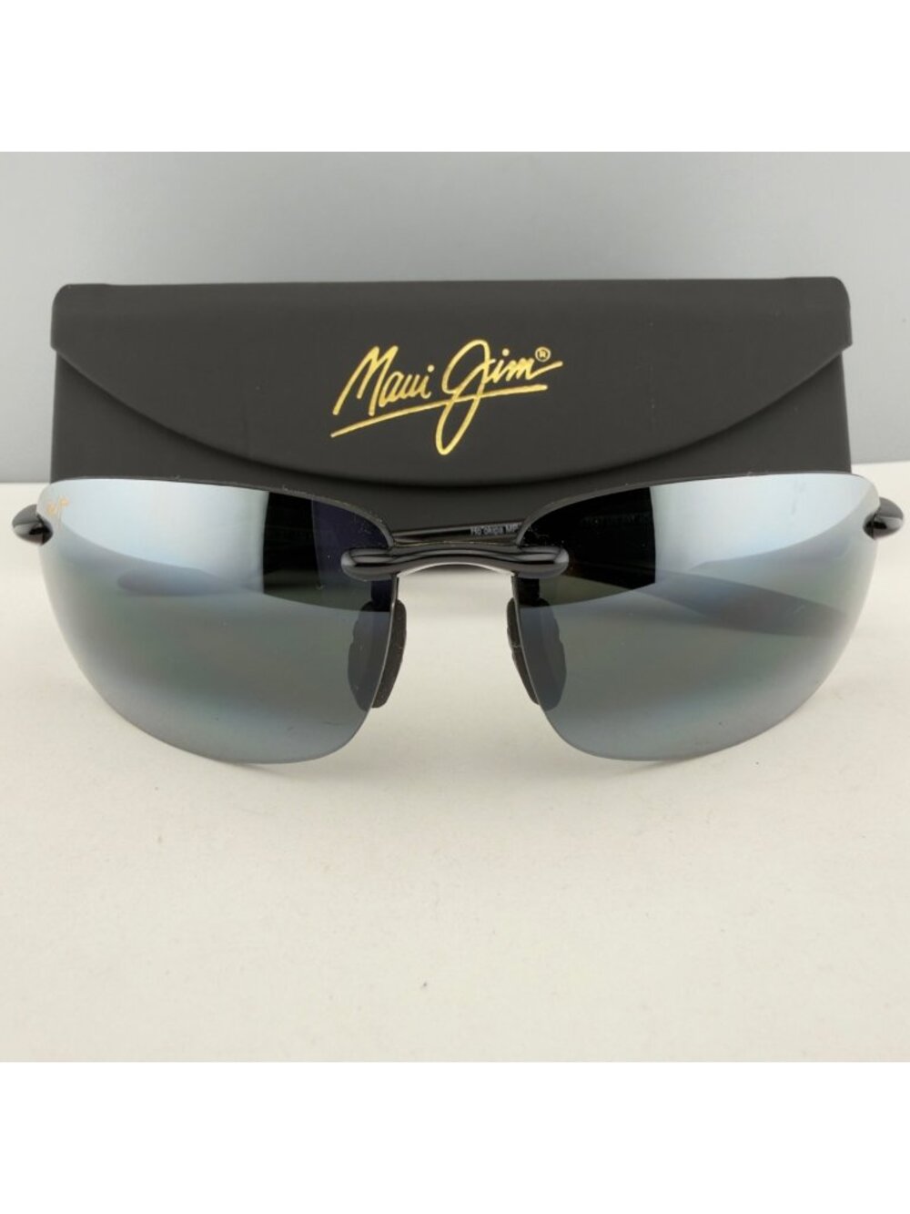 Maui Jim Ho'okipa 407-02 Sunglasses Gloss Black Neutral Grey 64 17 130